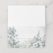 Woodland Forest Place Card (Buitenkant ongevouwen)
