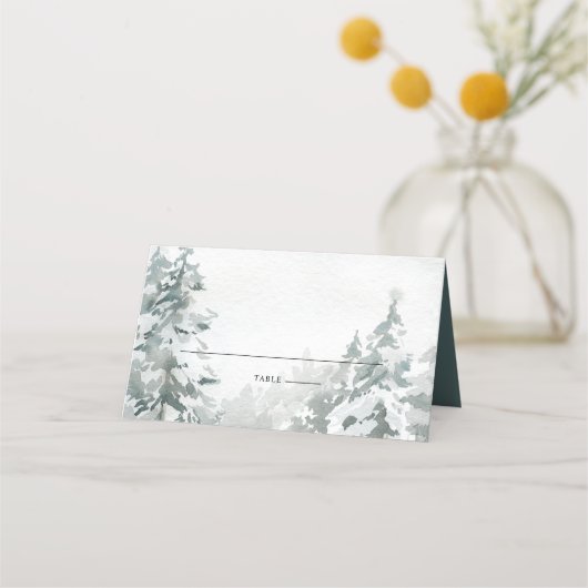 Woodland Forest Place Card (Voorkant)