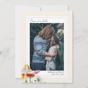 Woodland Forest Wedding Photo Save the Date