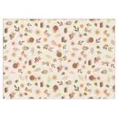 Woodland Fox Automne Thème Nappe Neutre (Devant (Horizontal))