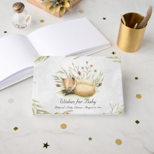 Woodland Fox   Baby shower van bosdieren Gastenboek