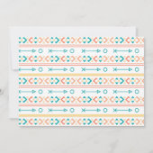 Woodland Fox Boho Birthday Foto Hartelijk dank Kaart (Achterkant)