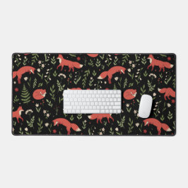 Woodland Fox Botanical Pattern Bureaumat