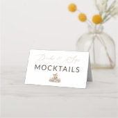 Woodland Fox Girl Drinks & Sips Mocktails Label (Voorkant)