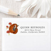 Woodland Fox & Hare | Etiket van het adres van de  (Insitu)