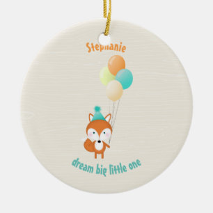 Woodland Fox Keramisch Ornament
