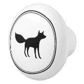 Woodland Fox Keramische Knop (Rechts)