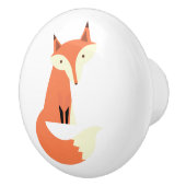 Woodland Fox Keramische Knop (Rechts)