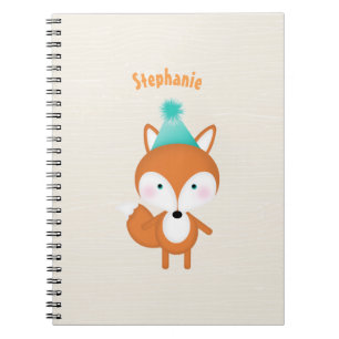 Woodland Fox met ballonnen Notitieboek