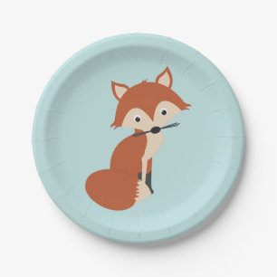 Woodland Fox Papieren Bordje
