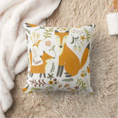 Woodland Foxes Kussen (Deken)