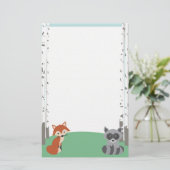 Woodland Friends Briefpapier (Staand voorkant)