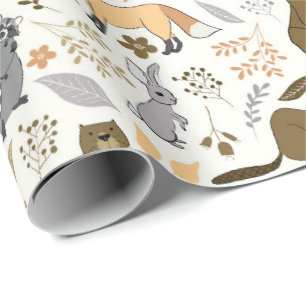 Woodland Friends Cadeaupapier
