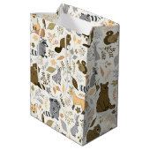 Woodland Friends Medium Cadeauzakje (Achterkant Gekanteld)