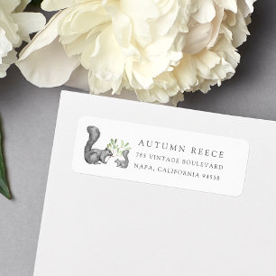 Woodland Friends Return Address Label