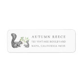 Woodland Friends Return Address Label (Voorkant)