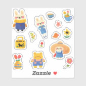 Woodland Friends Sticker Pack (Vel)
