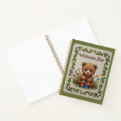 Woodland Fun Embroidered Bear & Berries Journal (Intérieur)