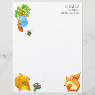 Woodland Fun  Letterhead Briefhoofd