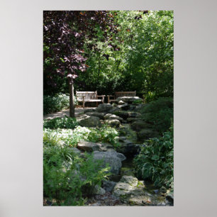 Woodland Glade Sitting area Poster
