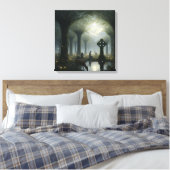 Woodland Glen 3 Canvas Afdruk (Insitu (Slaapkamer))