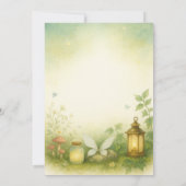 Woodland Glow Baby Shower Invitation | Firefly Jar (Dos)