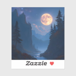 Woodland Glow - Square Vinyl Sticker