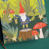 Woodland Gnome Birthday Wish Kaart