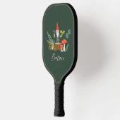 Woodland Gnome en Persoonlijke naam Pickleball Paddle (Links)