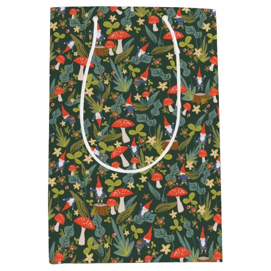 Woodland Gnomes Medium Cadeauzakje (Voorkant)