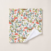 Woodland Gnomes & Mushrooms Bad Handdoek (Wasdoekje)