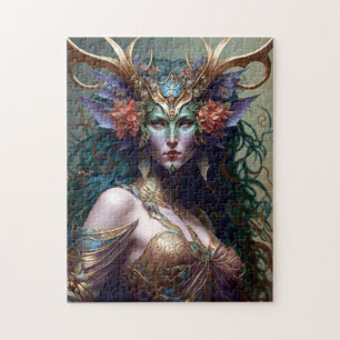 Woodland Goddess Fantasy Art Legpuzzel