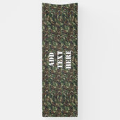 Woodland Green Camouflage Pattern Spandoek (Verticaal)
