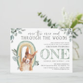 Woodland Greenery | Bosdieren en regenbogen (Staand voorkant)