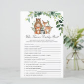 Woodland Greenery die papa het beste schoenspel ke (Staand voorkant)