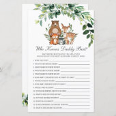 Woodland Greenery die papa het beste schoenspel ke (Voorkant / Achterkant)