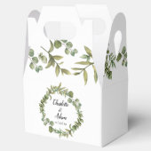 Woodland Greenery Foliage Wedding Bedankdoosjes (Geopend)