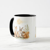Woodland Harmony Mug – Cozy Kind_Ones Forest Art Mok (Voorkant links)