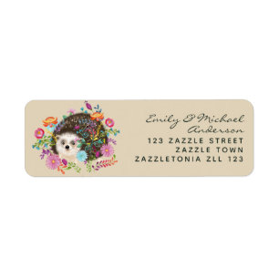 Woodland Hedegel Return Address Labels