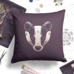 Woodland Hedgehog Throw Pillow Kids Room Decor Kussen