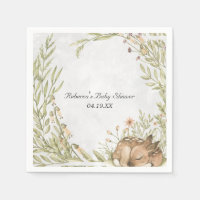 Woodland Herten Baby Shower Persoonlijk