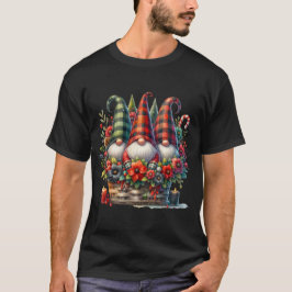 Woodland Holiday Gnomes T-shirt
