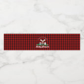 Woodland houthakker Baby shower rustieke dieren Waterfles Etiket (Enkel label)