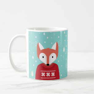 Woodland kerst koffiemok