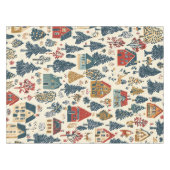 Woodland Kerstpatroon (20) Tafelkleed (Voorkant (Horizontaal))