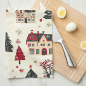  Woodland Kerstpatroon (9) Theedoek (Quarter Fold)