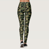 Woodland Khaki Camouflage Leggings (Achterkant)