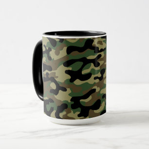 Woodland Khaki Camouflagepatroon  Mok