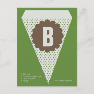 Woodland Light Banner Flag Briefkaart