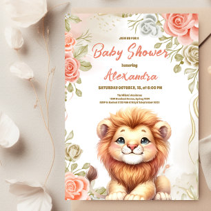 Woodland Lion Baby Safari Baby Dieren Kaart
